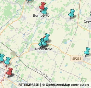 Mappa Via Giuseppe Saragat, 41015 Nonantola MO, Italia (5.5465)