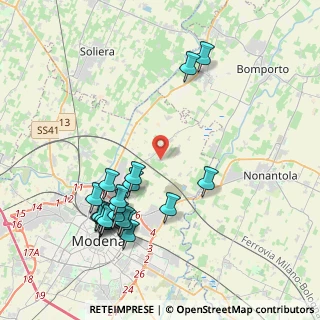 Mappa Via del Frassino, 41122 Modena MO, Italia (4.451)
