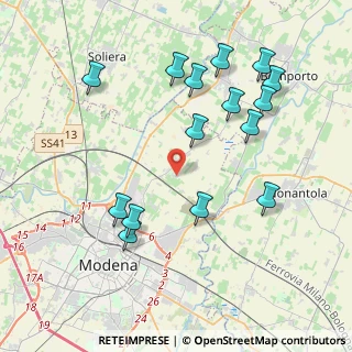 Mappa Via del Frassino, 41122 Modena MO, Italia (4.33333)