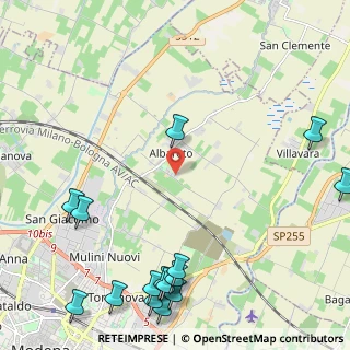 Mappa Via del Frassino, 41122 Albareto MO, Italia (3.23133)