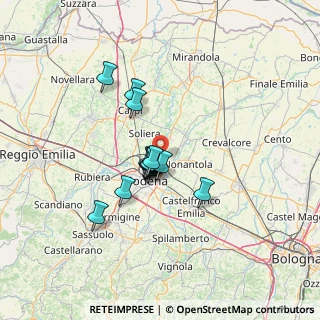 Mappa Via del Frassino, 41122 Modena MO, Italia (9.29333)