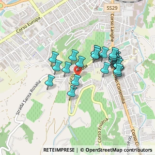 Mappa Strada Vedetta, 12051 Alba CN, Italia (0.4)