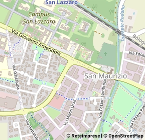 Mappa Via P. e. M. Curie, 42122 Reggio nell'Emilia RE, Italia (0.227)