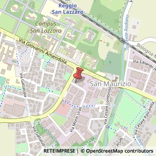 Mappa Via P. e. M. Curie, 4, 42100 Reggio nell'Emilia, Reggio nell'Emilia (Emilia Romagna)