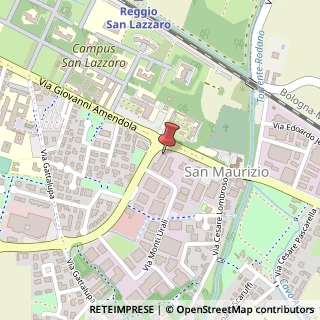 Mappa Via P. e. M. Curie, 2, 42122 Campogalliano, Modena (Emilia Romagna)
