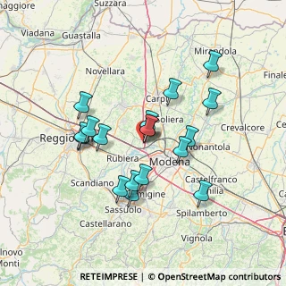 Mappa Via Martin Luther King, 41011 Campogalliano MO, Italia (12.49778)