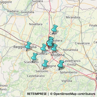 Mappa Via Martin Luther King, 41011 Campogalliano MO, Italia (8.84583)