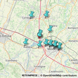 Mappa Via Martin Luther King, 41011 Campogalliano MO, Italia (5.97588)