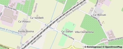 Mappa Modena