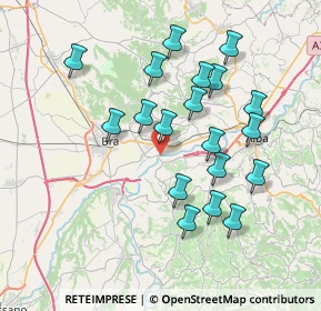 Mappa Località Ponte Tanaro, 12064 Bra CN, Italia (7.20263)