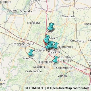 Mappa Via C. Dallari, 41011 Campogalliano MO, Italia (7.90091)