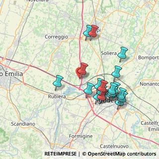 Mappa Via C. Dallari, 41011 Campogalliano MO, Italia (7.3)