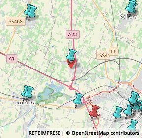 Mappa Via C. Dallari, 41011 Campogalliano MO, Italia (7.418)