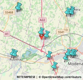 Mappa Via C. Dallari, 41011 Campogalliano MO, Italia (5.65533)