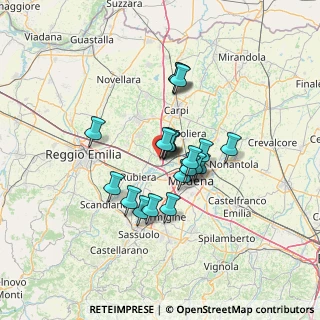 Mappa Via Aldo Moro, 41011 Campogalliano MO, Italia (9.86)