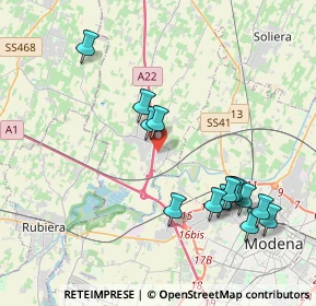 Mappa Via Passatore, 41011 Campogalliano MO, Italia (4.23071)