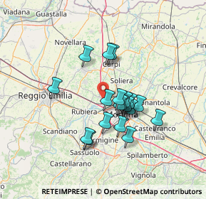 Mappa Via Passatore, 41011 Campogalliano MO, Italia (10.92316)