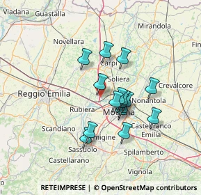 Mappa Via Passatore, 41011 Campogalliano MO, Italia (10.50438)