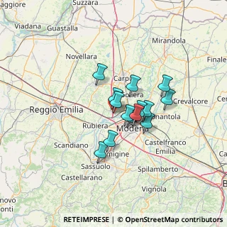 Mappa Via Passatore, 41011 Campogalliano MO, Italia (8.87929)