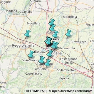 Mappa Via Passatore, 41011 Campogalliano MO, Italia (8.0685)