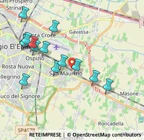 Mappa 42122 Reggio nell'Emilia RE, Italia (2.12)