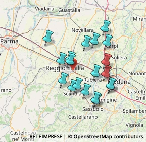 Mappa 42122 Reggio nell'Emilia RE, Italia (12.47579)