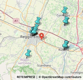 Mappa 42122 Reggio nell'Emilia RE, Italia (6.63)