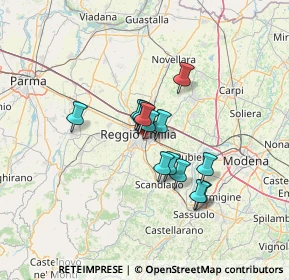 Mappa Via Papa Giovanni XXIII, 42122 Reggio nell'Emilia RE, Italia (8.97929)