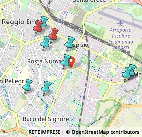 Mappa Via Papa Giovanni XXIII, 42122 Reggio nell'Emilia RE, Italia (1.13)