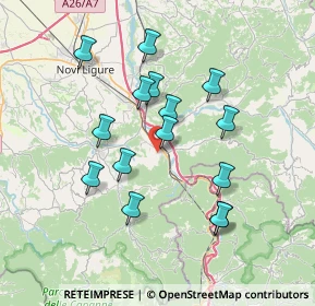 Mappa Strada per Pratolungo Superiore, 15066 Arquata Scrivia AL, Italia (6.714)