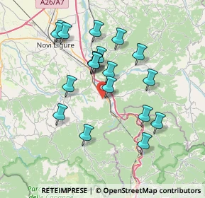 Mappa Strada per Pratolungo Superiore, 15066 Arquata Scrivia AL, Italia (6.97632)