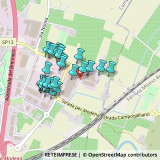 Mappa Via Strasburgo, 41011 Campogalliano MO, Italia (0.41429)