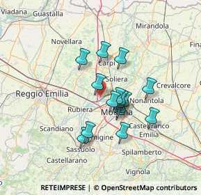 Mappa Via Strasburgo, 41011 Campogalliano MO, Italia (10.25813)