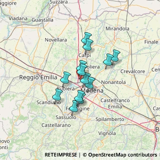 Mappa Via Strasburgo, 41011 Campogalliano MO, Italia (9.81154)