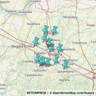 Mappa Via Strasburgo, 41011 Campogalliano MO, Italia (10.54077)