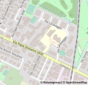 Mappa Via Cosmi, 42122 Reggio nell'Emilia RE, Italia (0.128)
