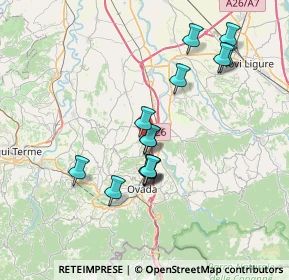 Mappa Piazza Vittorio Veneto, 15078 Rocca Grimalda AL, Italia (6.59571)