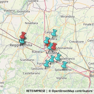 Mappa Strada Lesignana, 41011 Campogalliano MO, Italia (13.90154)