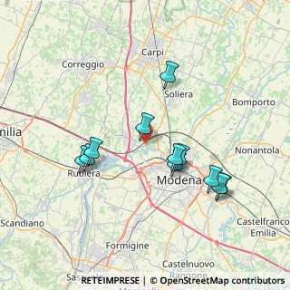 Mappa Strada Lesignana, 41011 Campogalliano MO, Italia (7.05182)