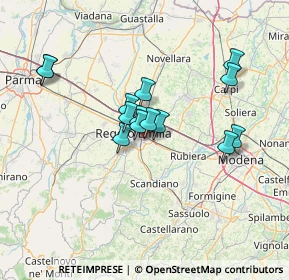 Mappa Via Alberto Ferioli, 42122 San Maurizio RE, Italia (11.38286)