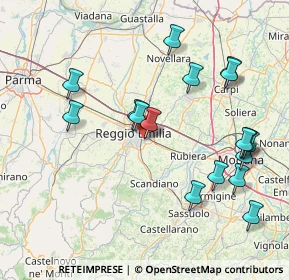 Mappa Via Alberto Ferioli, 42122 San Maurizio RE, Italia (17.20765)