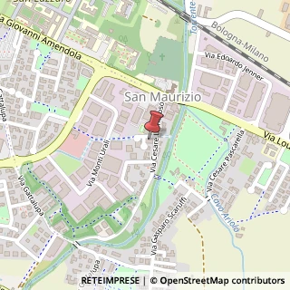 Mappa Via Cesare Lombroso, 5, 42122 San Martino in Rio, Reggio nell'Emilia (Emilia Romagna)