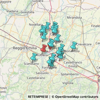 Mappa Viale Italia, 41011 Campogalliano MO, Italia (9.6615)