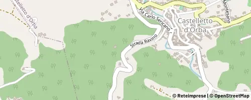 Mappa Castelletto d'Orba
