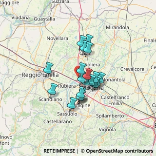 Mappa Via Croce, 41011 Campogalliano MO, Italia (9.6835)