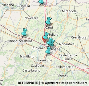 Mappa Via Croce, 41011 Campogalliano MO, Italia (25.25143)