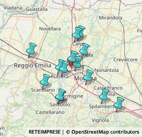 Mappa Via Croce, 41011 Campogalliano MO, Italia (12.385)