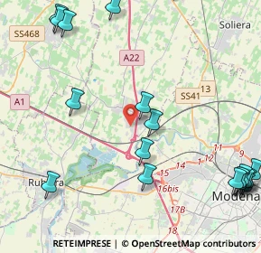 Mappa Via Croce, 41011 Campogalliano MO, Italia (6.216)