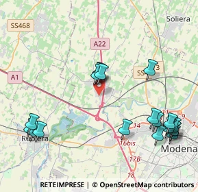 Mappa Via Croce, 41011 Campogalliano MO, Italia (4.952)