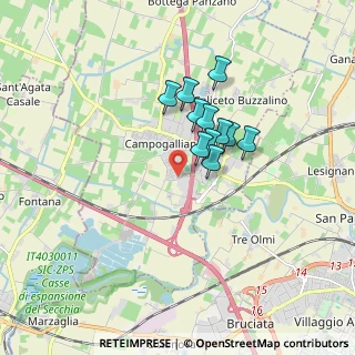 Mappa Via Croce, 41011 Campogalliano MO, Italia (1.23091)